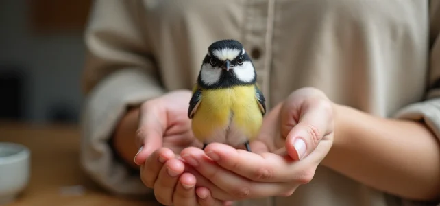 Comment nourrir un bébé mésange charbonnière tombé du nid et l&rsquo;aider à survivre